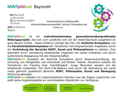 Grundinformationen MINTphilmal Bayreuth